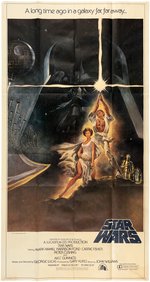 STAR WARS THREE-SHEET MOVIE POSTER.