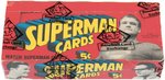 SUPERMAN TOPPS 1966 COMPLETE WAX BOX (BBCE CERTIFIED).