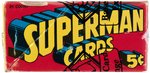 SUPERMAN TOPPS 1966 COMPLETE WAX BOX (BBCE CERTIFIED).