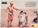 TAKARA STAR WARS FACTORY-SEALED C-3PO & R2-D2 PUZZLE.