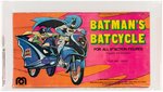 MEGO BATCYCLE IN ILLUSTRATED BOX CAS 85 LOOSE IN BOX.