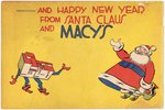 MACY'S "WHO'S WHO IN TOYLAND" PREMIUM CHRISTMAS BOOK WITH SUPERMAN CONTENT.