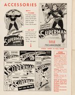 "CAMPAIGN BOOK FOR SUPERMAN" FLEISCHER STUDIOS/PARAMOUNT PICTURES THEATER PRESSBOOK.