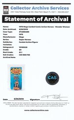 MEGO COMIC ACTION HEROES - WONDER WOMAN CARDED ACTION FIGURE CAS 80.