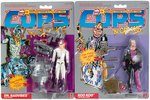 C.O.P.S.'N CROOKS LOT OF FOUR FIGURES AND VEHICLE.