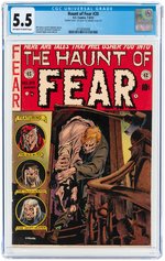 HAUNT OF FEAR #20 JULY-AUGUST 1953 CGC 5.5 FINE- (DOUBLE COVER).