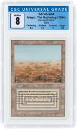 MAGIC: THE GATHERING (1994) - SCRUBLAND REVISED EDITION RARE CGC 8 NM/MINT.