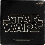 STAR WARS DEMO LP WITH HARRISON FORD SIGNED ALBUM INSERT & STICKER.