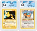 1999 POKÉMON BLACK STAR PROMOS CARDS LOT OF FOUR GRADED (THE FIRST MOVIE: MEWTWO STRIKES BACK).