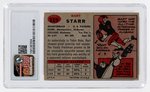 1957 TOPPS #119 BART STARR (HOF) ROOKIE CARD CSG 4.5 VG/EX+.