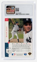 1993 UPPER DECK SP #279 DEREK JETER (HOF) FOIL ROOKIE CARD CSG 7 NEAR MINT.