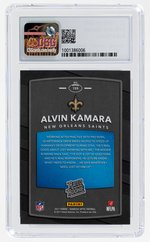 2017 DONRUSS OPTIC #199 ALVIN KAMARA ROOKIE CARD CSG 9 MINT.