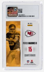 2017 PANINI CONTENDERS #RY-3 ROOKIE OF THE YEAR CONTENDERS PATRICK MAHOMES II ROOKIE CARD CSG 9.5 GEM MINT.