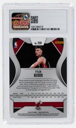 2019-20 PANINI PRIZM #259 TYLER HERRO ROOKIE CARD CSG 8 NM/MINT.