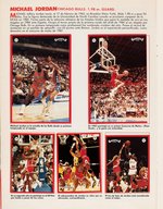 1987 NBA COMPLETE SPANISH STICKER ALBUM WITH MICHAEL JORDAN & MANY OTHER HALL OF FAMERS.