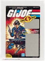 G.I. JOE - COBRA ANTI-ARMOR SPECIALIST SCRAP-IRON SERIES 3/34 BACK PROOF CARD CAS 90+.