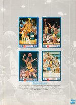 1988 NBA ALL STAR GAME COMPLETE SPANISH STICKER ALBUM WITH MICHAEL JORDAN & MANY OTHER HALL OF FAMERS.