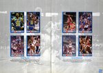 1988 NBA ALL STAR GAME COMPLETE SPANISH STICKER ALBUM WITH MICHAEL JORDAN & MANY OTHER HALL OF FAMERS.