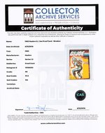 G.I. JOE - COMMUNICATIONS OFFICER BREAKER SERIES 1.5/32 BACK PROOF CARD CAS 90.