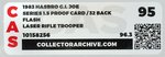 G.I. JOE - LASER RIFLE TROOPER FLASH SERIES 1.5/32 BACK PROOF CARD CAS 95.