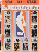 1986-87 NBA COMPLETE SPANISH CARD ALBUM WITH MICHAEL JORDAN & MANY OTHER HALL OF FAMERS.