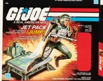 G.I. JOE SERIES 2 JET PACK (JUMP) BOX FRAMED UNCUT PROOF SHEET.