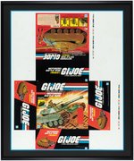 G.I. JOE SERIES 1 MOTORIZED BATTLE TANK (MOBAT) BOX FRAMED UNCUT PROOF SHEET.