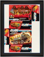 G.I. JOE SERIES 2 APC (AMPHIBIOUS PERSONNEL CARRIER) BOX FRAMED UNCUT PROOF SHEET.