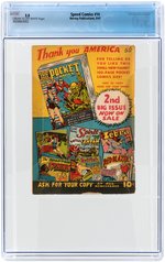 POCKET COMICS #14 SEPTEMBER 1941 CGC 5.0 VG/FINE.