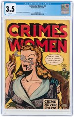 CRIMES BY WOMEN #4 DECEMBER 1948 CGC 3.5 VG-.