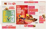 POST SUGAR SPARKLED FLAKES FILE COPY CEREAL BOX FLAT FROM FUN 'N GAMES SERIES.