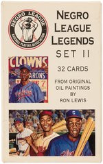 NEGRO LEAGUE RON LEWIS LIMITED EDITION POSTCARD SET SERIES 2 - 24 SIGNED.