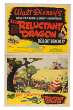 DISNEY'S "THE RELUCTANT DRAGON" LOBBY CARD SET.