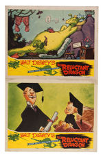 DISNEY'S "THE RELUCTANT DRAGON" LOBBY CARD SET.