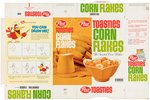 POST TOASTIES CORN FLAKES FILE COPY CEREAL BOX FLAT FROM FUN 'N GAMES SERIES.