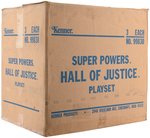 SUPER POWERS COLLECTION - HALL OF JUSTICE SHIPPING BOX.