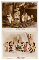 "SNOW WHITE AND THE SEVEN DWARFS" EXTREMELY RARE LOBBY CARD LOT.