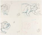 MASTERS OF THE UNIVERSE - THE GAMESMAN FILMATION ANIMATION CELS & PRODUCTION DRAWINGS ORIGINAL ART LOT.