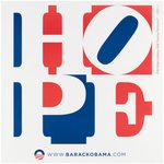 "HOPE" ARTISTS FOR OBAMA SERIES 2008 CAMPAIGN POSTER TRIO BY ROBERT INDIANA.