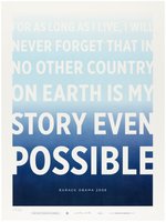 "POSSIBLE" ARTISTS FOR OBAMA SERIES 2008 CAMPAIGN POSTER BY JONATHAN HOEFLER.