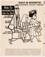 "COLOR US CULLUD!" AMERICAN NEGRO LEADERSHIP 1963 SATIRICAL COLORING BOOK.