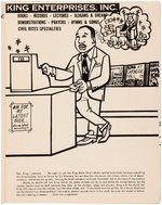 "COLOR US CULLUD!" AMERICAN NEGRO LEADERSHIP 1963 SATIRICAL COLORING BOOK.