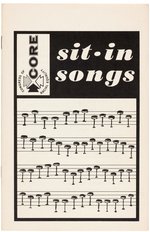 "SIT-IN SONGS" CORE LUNCH COUNTER CIVIL RIGHTS SONGBOOK.