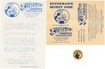 SUPERMAN "SUPERMEN OF AMERICA" 1961 MEMBERSHIP KIT (VARIETY).