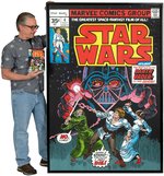 STAR WARS #4 MARVEL COMIC BOOK COVER RECREATION PAINTING ORIGINAL ART BY NICOLE PETRILLO.