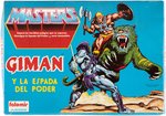 MASTERS OF THE UNIVERSE "MASTERS - GIMAN Y LA ESPADA DEL PODER" RARE SPANISH GAME (FIRST VERSION).