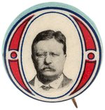 ROOSEVELT 1912 ART NOUVEAU PORTRAIT BUTTON UNLISTED IN HAKE.