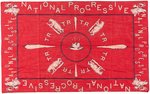 ROOSEVELT HAT IN THE RING 1912 "NATIONAL PROGRESSIVE" BANDANA.