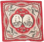 CLEVELAND & THURMAN JUGATE TURKEY RED BANDANA.