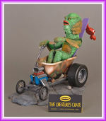 “THE CREATURE’S CRATE” MODEL KIT AND RARE PROMOTIONAL LIGHTBOX DISPLAY.